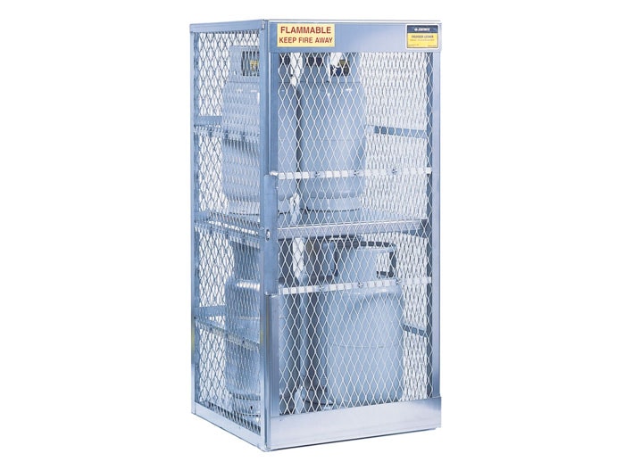 Storage Locker Cabinet, 8 Vertical LPG Cylinders - manufacturer product image 1