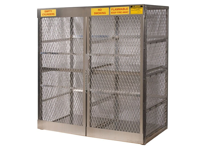 Storage Locker Cabinet, 16 Vertical LPG Cylinders - manufacturer product image 1