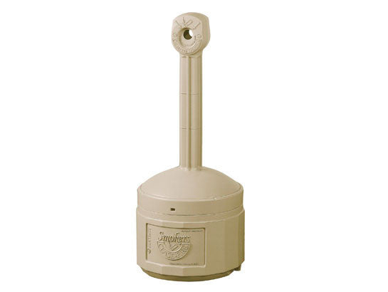 4-Gal. Cigarette Butt Receptacle, Beige Poly - manufacturer product image 1