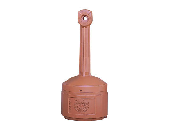 4-Gal. Cigarette Butt Receptacle, Terracotta Poly - manufacturer product image 1