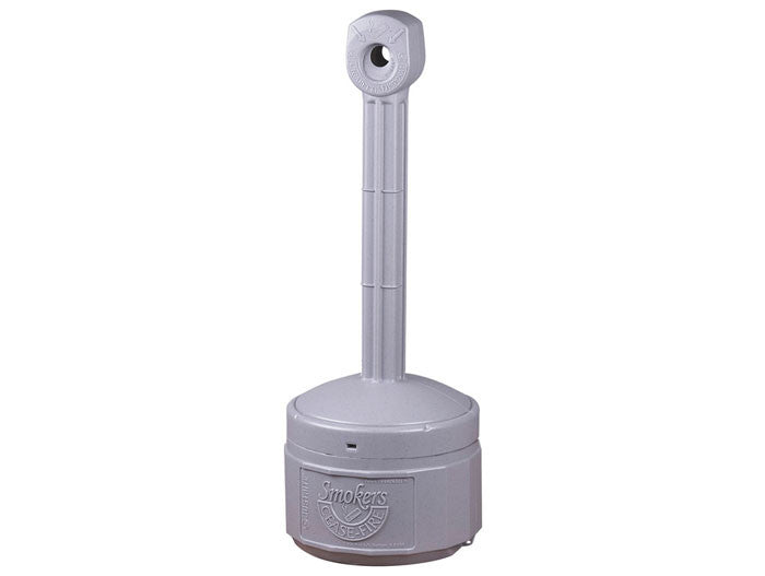 1-Gal. Cigarette Butt Receptacle, Gray Poly - manufacturer product image 1