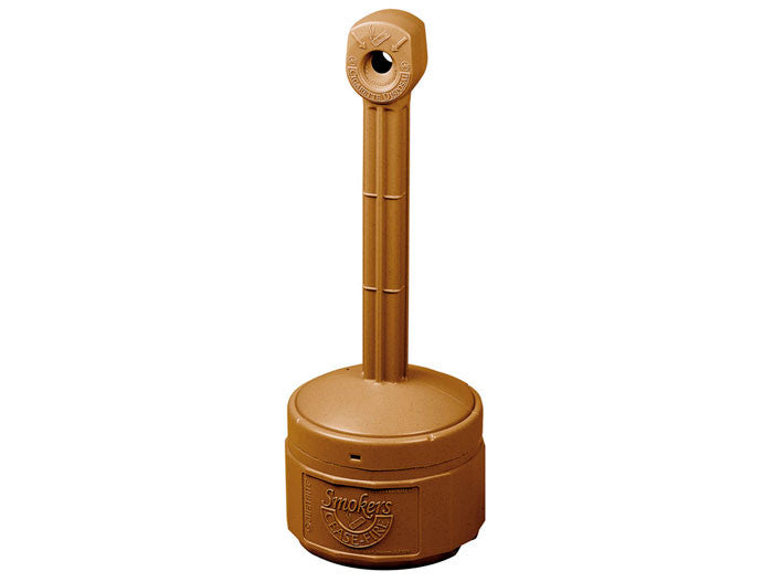 1-Gal. Cigarette Butt Receptacle, Terracotta Poly - manufacturer product image 1