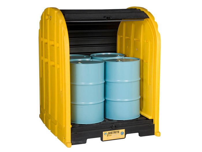 4-Drum Outdoor Drum Storage, No Drain Plug - manufacturer product image 1