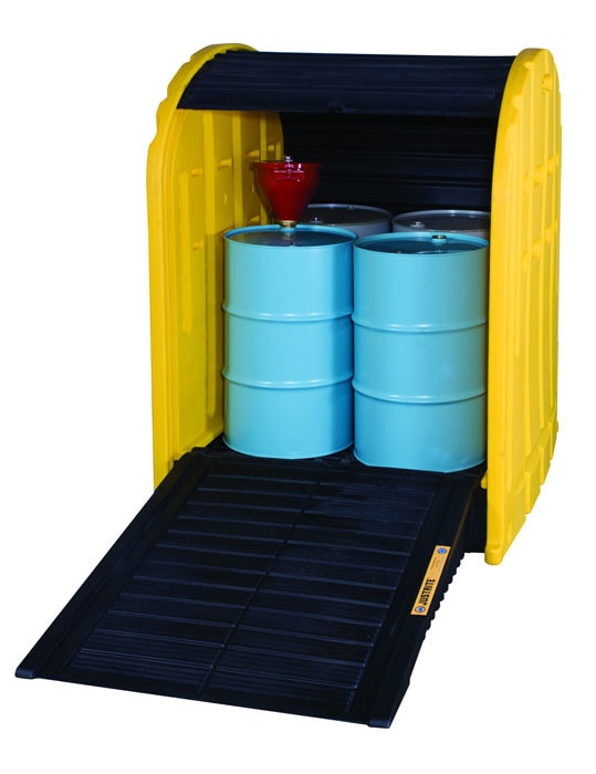 4-Drum Outdoor Drum Storage, No Drain Plug - manufacturer product image 3