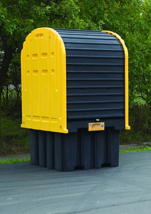 IBC Outdoors Spill Pallet 1-Tote Enclosed Polyethylene Platform - manufacturer product image 3