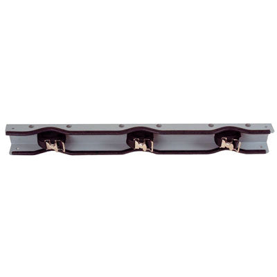 Wall Mount 3-Gas Cylinders Bracket, steel - Gas Cylinder Storage