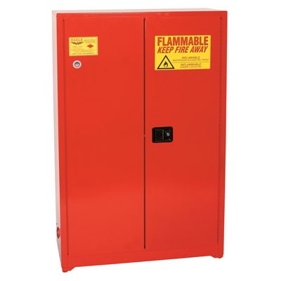 30-Gal Paint & Ink Manual Close Red Safety Cabinet - Safety Cabinets
