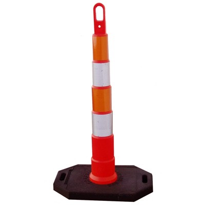 42" Loop Handle Delineator Cone w/30lb Base, polyethylene - Traffic Safety Supplies