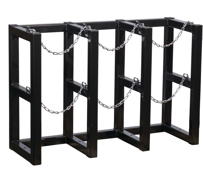 3-Tank Gas Cylinder Rack, 3w x 1d - manufacturer product image 1