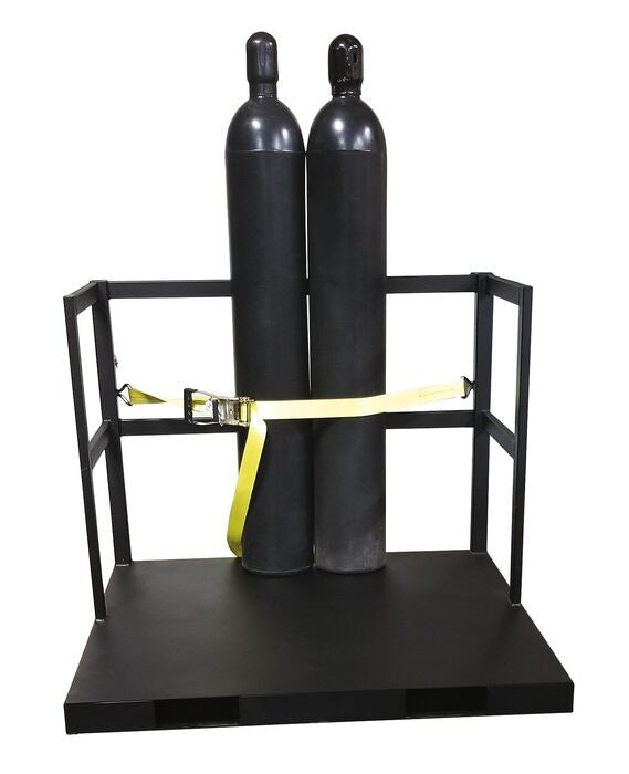 21-Gas Cylinder Forklift Pallet, End Load - manufacturer product image 2