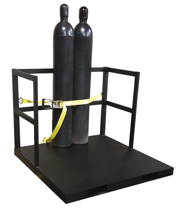 21-Gas Cylinder Forklift Pallet, End Load - manufacturer product image 3