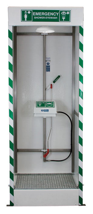 Emergency Shower Cubicle with Internal Eyewash - manufacturer product image 1
