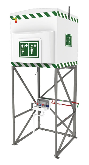 Tank Shower and Emergency Eyewash, 317 gallon - manufacturer product image 1
