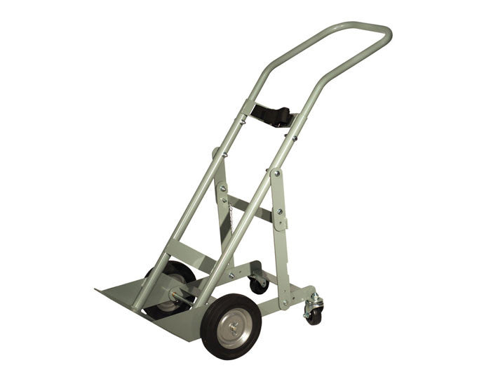 Single Gas Cylinder Hand Truck, 8in Semi-Pneumatic Wheels w Rear Casters - manufacturer product image 4