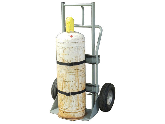 Single Cryogenic Cylinder Hand Truck, 16in Pneumatic Wheels - manufacturer product image 1