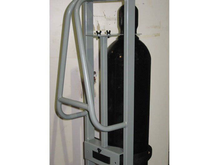 Single Gas Cylinder Hand Truck, 10.5in Pneumatic Wheels, Hoist Ring - manufacturer product image 4
