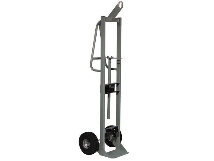 Single Gas Cylinder Hand Truck, 10.5in Pneumatic Wheels, Hoist Ring - manufacturer product image 2