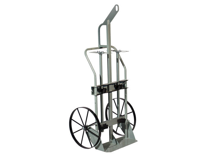 Double Cylinder Hand Truck, Hoist Ring, 20in Steel Wheels - manufacturer product image 2