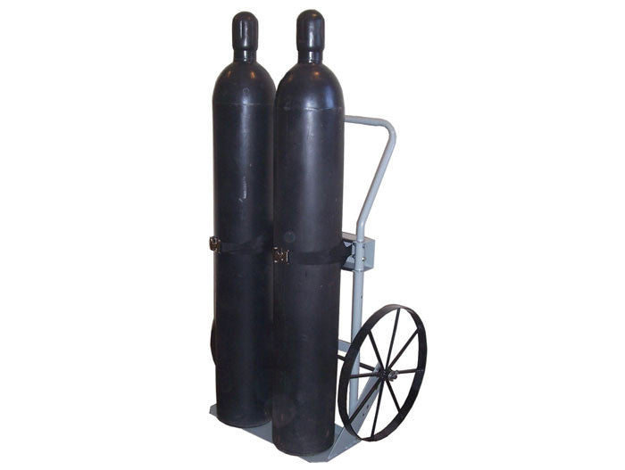 Double Cylinder Hand Truck, 20in Steel Wheels - manufacturer product image 1