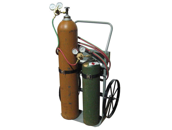 Double Cylinder Hand Truck, 20in Steel Wheels - manufacturer product image 3
