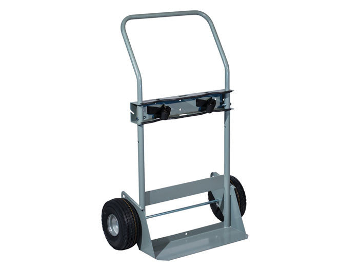 Double Cylinder Hand Truck, 10in Flat-Free Wheels - manufacturer product image 1