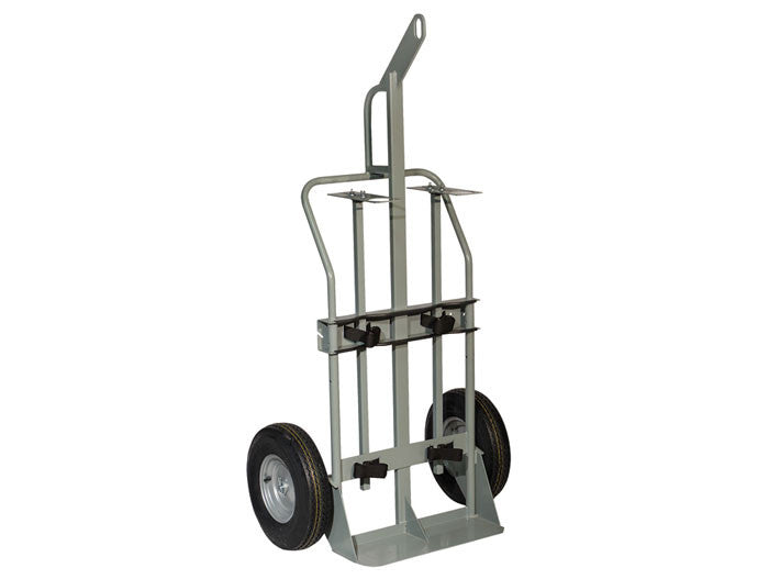 Double Cylinder Hand Truck, 16in Pneumatic Wheels, Hoist Ring - manufacturer product image 2