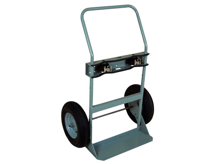 Double Cylinder Hand Truck, 16in Pneumatic Wheels - manufacturer product image 2