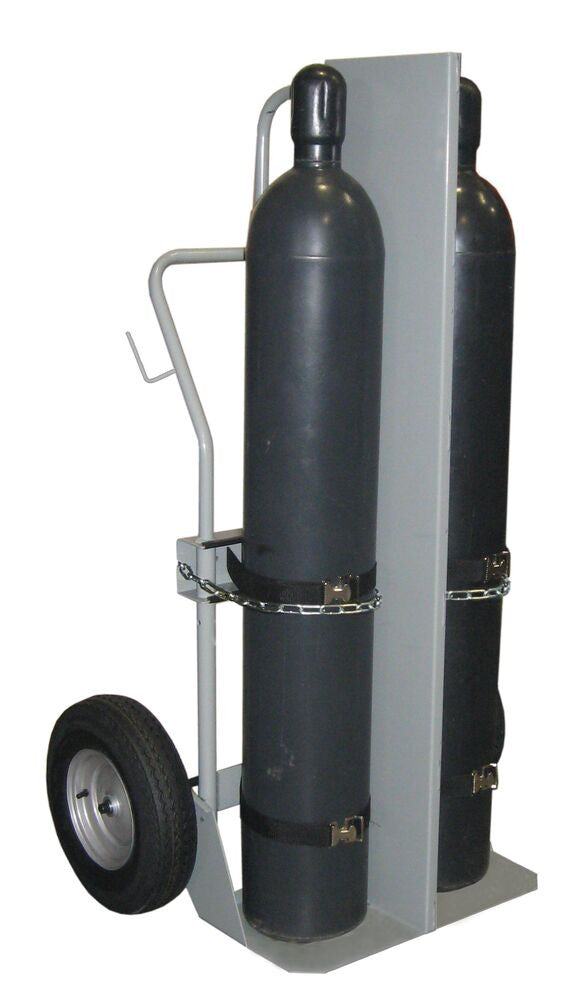 Double Cylinder Firewall Hand Truck, 16in Pneumatic Wheels - manufacturer product image 1