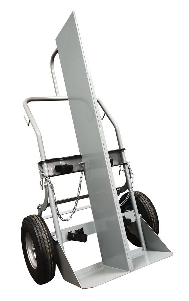 Double Cylinder Firewall Hand Truck, 16in Pneumatic Wheels, Rear Casters - manufacturer product image 4
