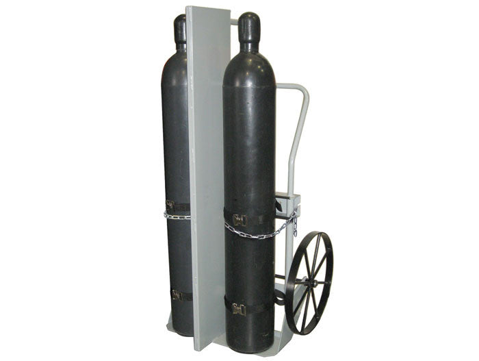 Double Cylinder Firewall Hand Truck, 20in Steel Wheels - manufacturer product image 1