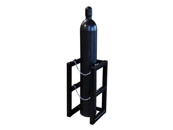 Single Gas Cylinder Rack, 1w x 1d - manufacturer product image 1