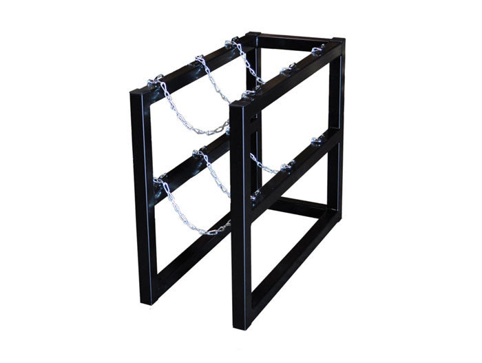 3-Tank Gas Cylinder Rack, 1w x 3d - manufacturer product image 1