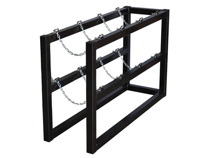 4-Tank Gas Cylinder Rack, 1w x 4d - manufacturer product image 1