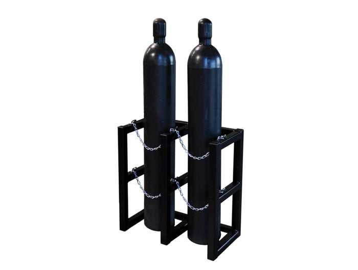 Double Gas Cylinder Rack, 2w x 1d - manufacturer product image 1