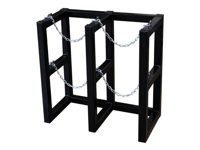 Double Gas Cylinder Rack, 2w x 1d - manufacturer product image 2