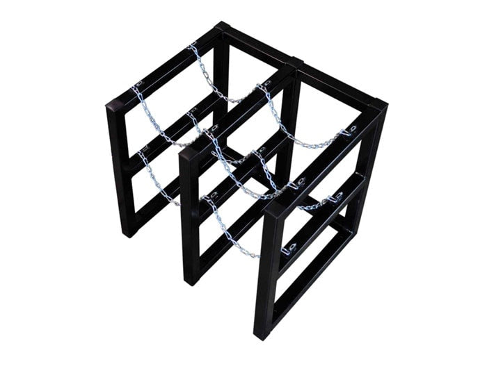 4-Tank Gas Cylinder Rack, 2w x 2d - manufacturer product image 3