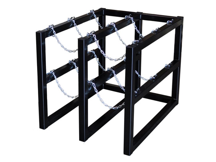 6-Tank Gas Cylinder Rack, 2w x 3d - manufacturer product image 1