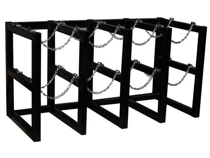 8-Tank Gas Cylinder Rack, 4w x 2d - manufacturer product image 2