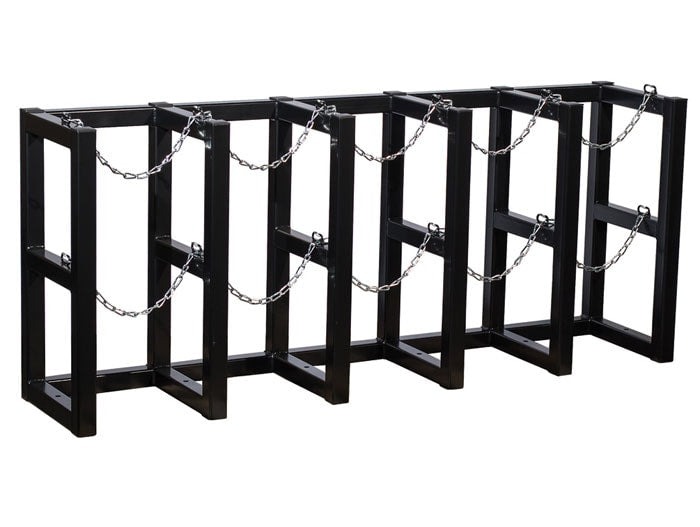 5-Tank Gas Cylinder Rack, 5w x 1d - manufacturer product image 2