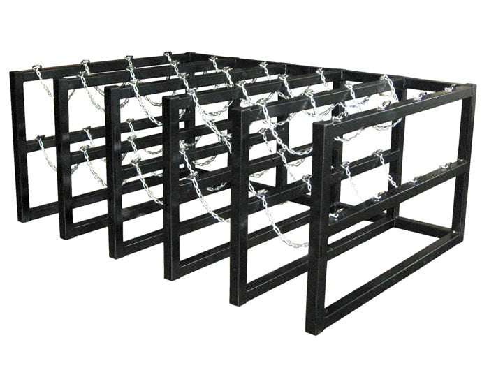 20-Tank Gas Cylinder Rack, 5w x 4d - manufacturer product image 1