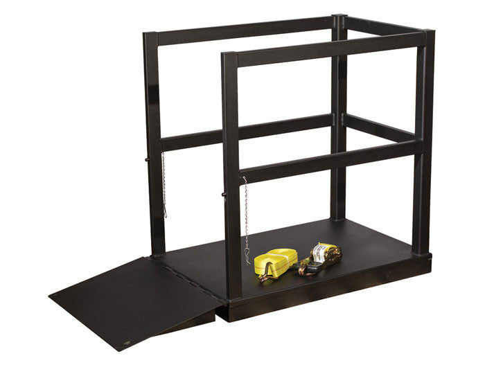 6-Gas Cylinder Forklift Pallet, Ramp End Load - manufacturer product image 1