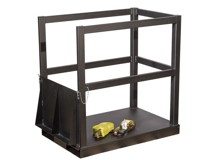 6-Gas Cylinder Forklift Pallet, Ramp End Load - manufacturer product image 2