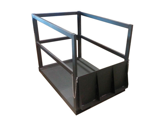 14-Gas Cylinder Forklift Pallet, Ramp End Load - manufacturer product image 1
