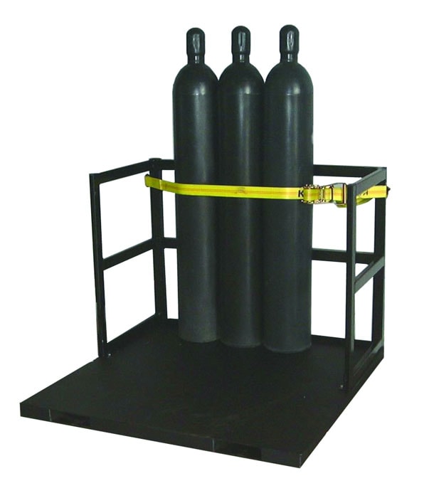 21-Gas Cylinder Forklift Pallet, End Load - manufacturer product image 1