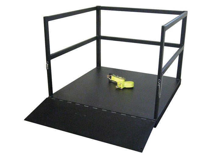 21-Gas Cylinder Forklift Pallet, Ramp End Load - manufacturer product image 1
