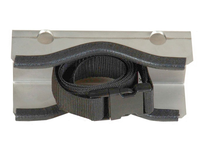 Stainless Steel Wall Mount Single Gas Cylinder Bracket - manufacturer product image 1