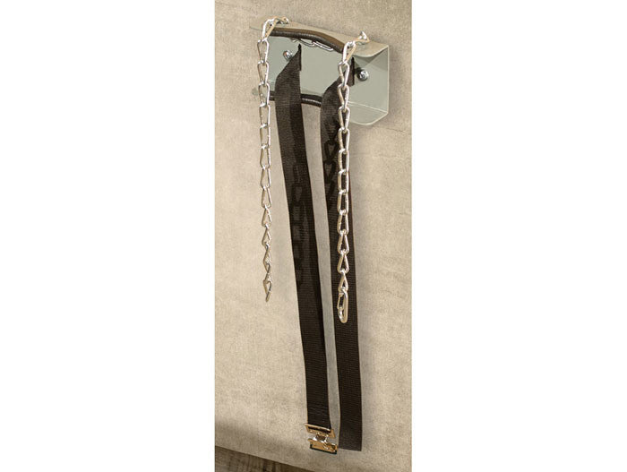 Wall Mount Single Gas Cylinder Bracket w/ Steel Chain - manufacturer product image 2