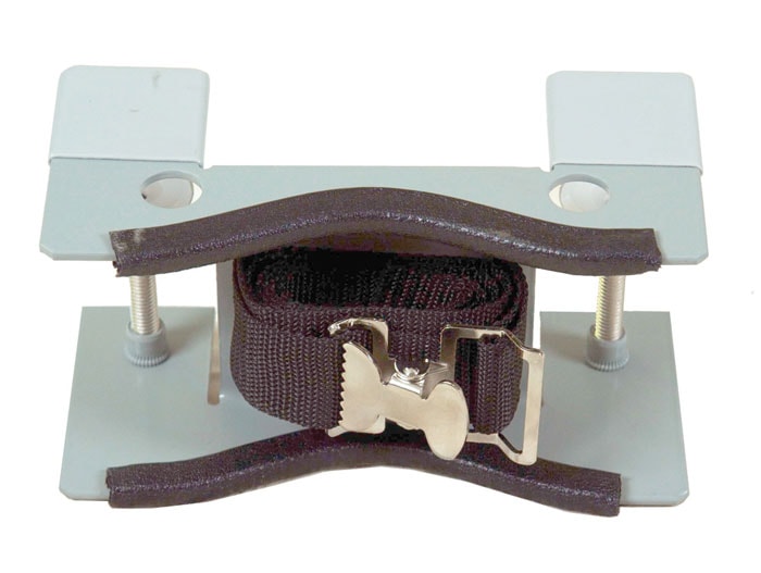 Bench Mount Single Gas Cylinder Bracket - manufacturer product image 1