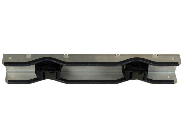 Stainless Steel Wall Mount 2-Gas Cylinders Bracket - manufacturer product image 1
