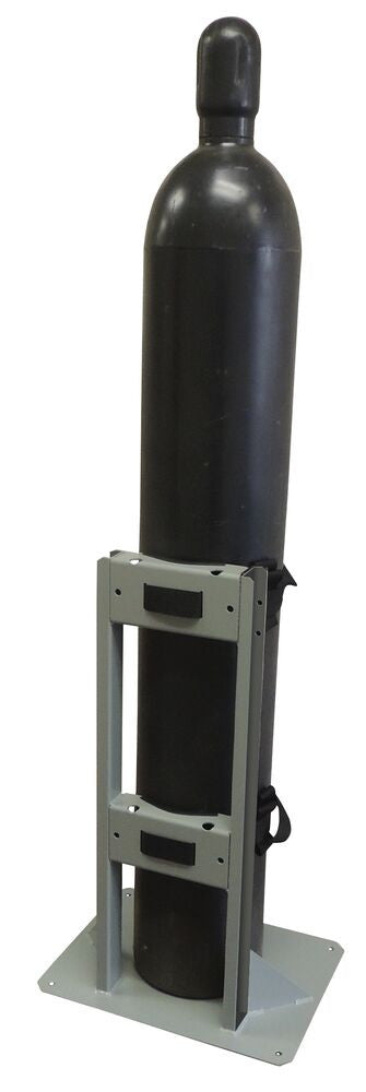 Floor Mount Single Gas Cylinder Stand - manufacturer product image 2